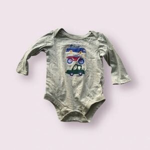 George Baby Car Onesie Bodysuit